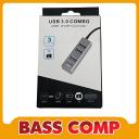 USB HUB 3.0 3 PORT + CARD READER