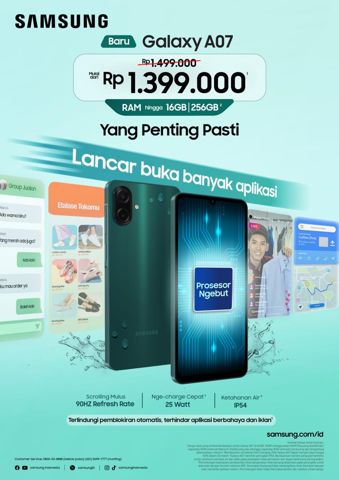 SAMSUNG GALAXY A07 BLACK 4/64 #3