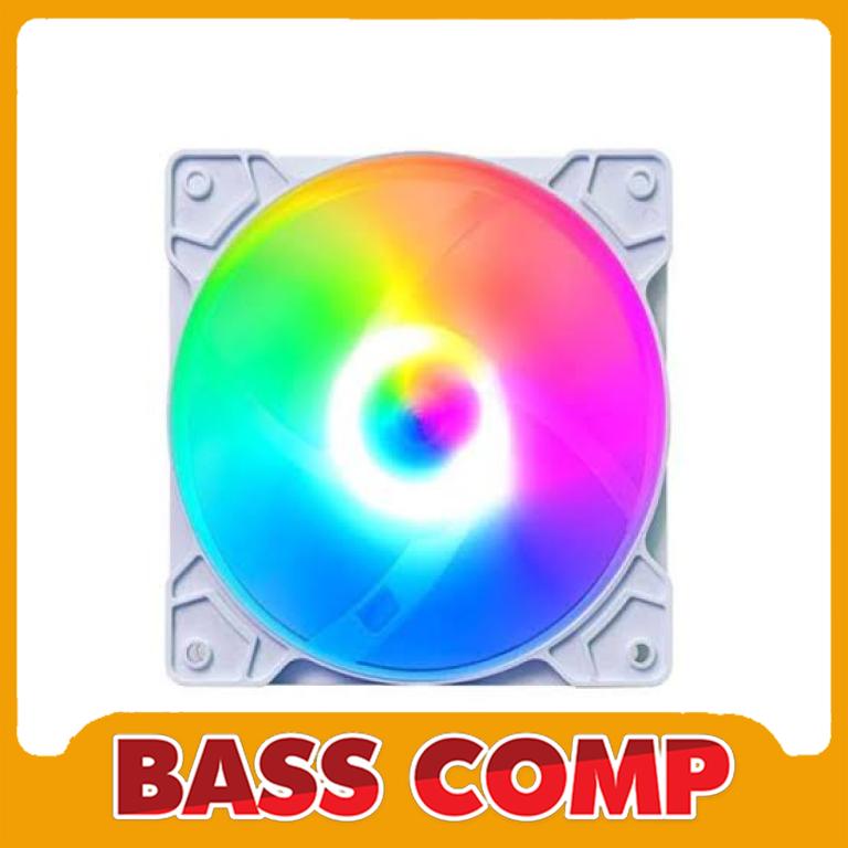 FAN CASING CUBE GAMING FIX RAINBOW 12CM #1