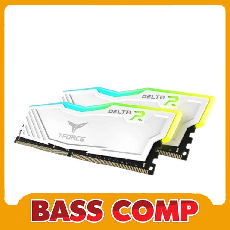 DDR4 16GB KIT PC3200 TEAM DELTA RGB WHITE #1