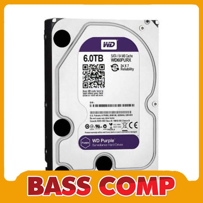 HD PC WDC PURPLE (BEST FOR CCTV) 6TB 5400RPM #1
