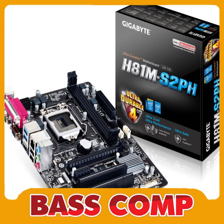 LGA1150 DDR3 GYGABYTE H81M-S2PH #1