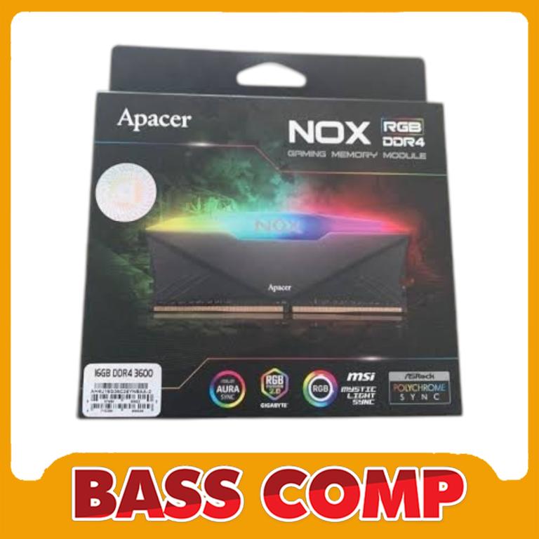 LONGDIM DDR4 APACER NOX 16GB KIT (2X8) 3600MHZ RGB #1