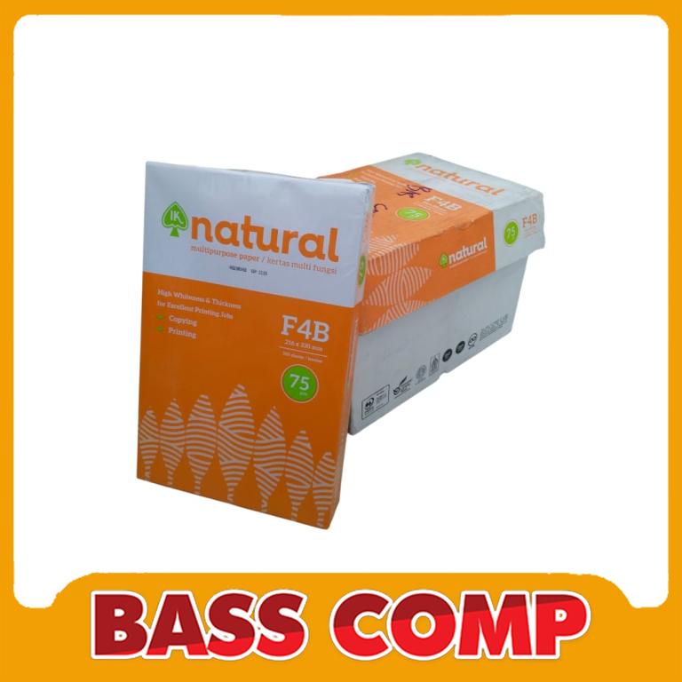 NATURAL KERTAS HVS 75GRAM F4 FOLIO #1