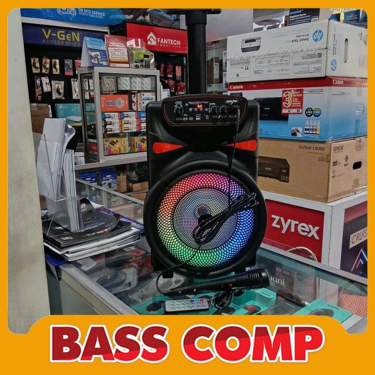 SPEAKER VIP JT-1002 BLUETOOTH MP3 RGB + MIC #1
