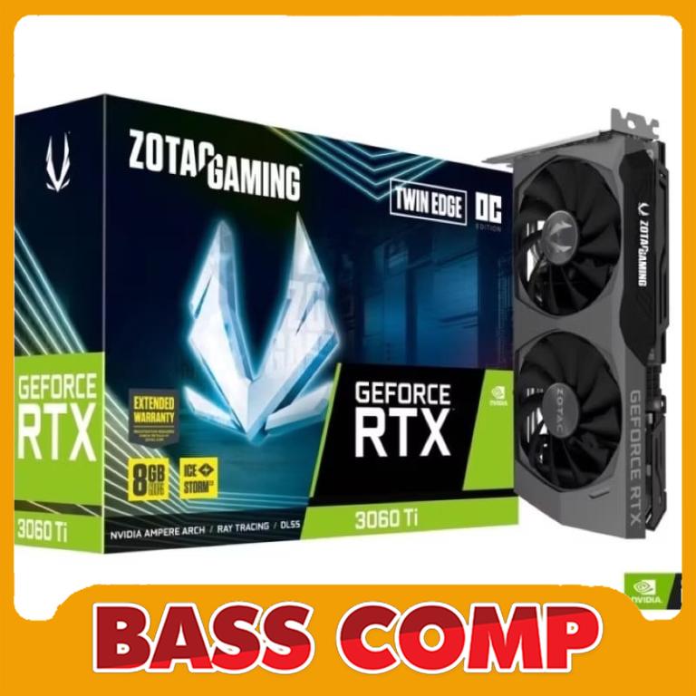 VGA ZOTAC RTX3060TI OC TWIN EDGE LHR 8GB DDR6 256BIT #1