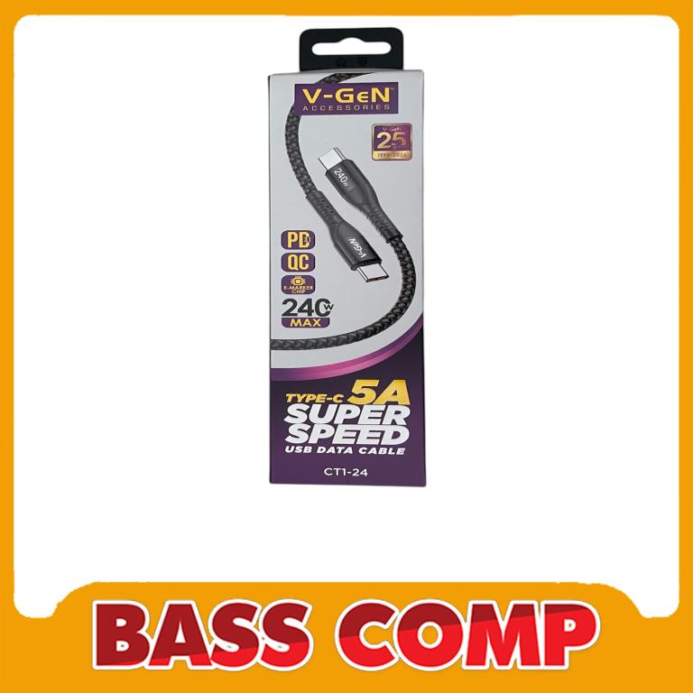 VGEN CT1-24 KABEL TYPE C TO TYPE C 1M #1