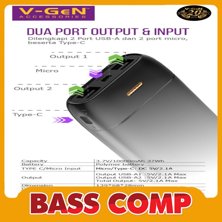 PB-V10K26 VGEN POWERBANK 10000MAH #4