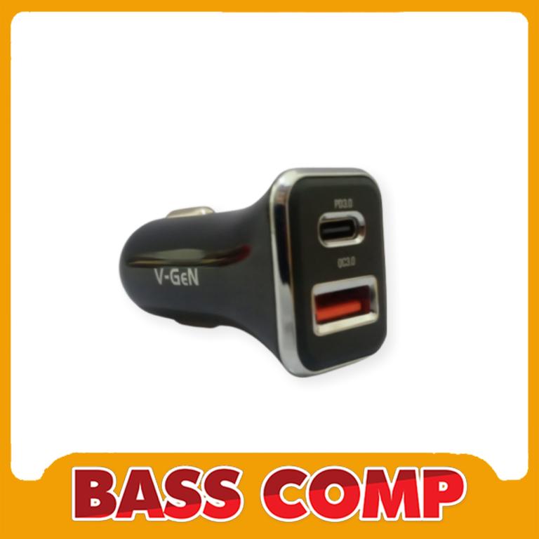 VGEN VCC2-22 CAR CHARGER 1 USB-A 1 TYPE-C, FAST CHARGING 38W #4
